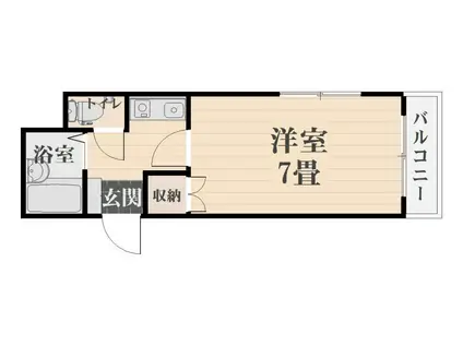 タイセイイン高麗(1K/5階)の間取り写真