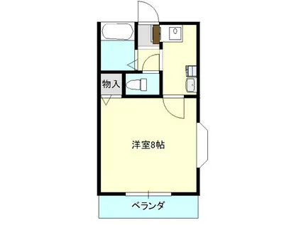 パレスエクゼ(1K/3階)の間取り写真