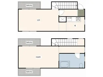 ウィンドワードヒル(2K/1階)の間取り写真