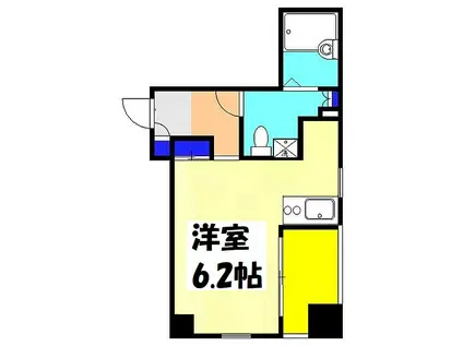 プレール・ドゥーク津田沼(1K/3階)の間取り写真