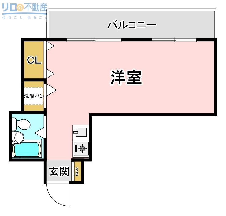 コメットマンション鴻池(ワンルーム/10階)の間取り写真