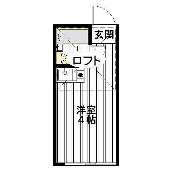 ソーニャ(ワンルーム/1階)の間取り写真