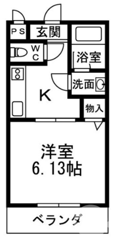 OBELISK.K(1K/2階)の間取り写真