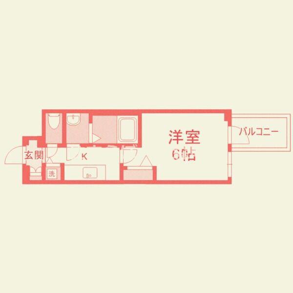 プレサンス心斎橋クオーレ(1K/10階)の間取り写真