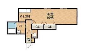 プレシャス23番館(1K/2階)の間取り写真