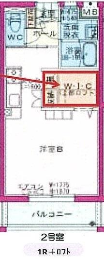 花山手東3丁目(ワンルーム/1階)の間取り写真