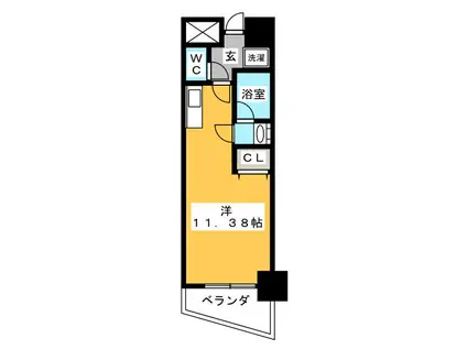 SYUWA BLD HIBARIGAOKA(ワンルーム/3階)の間取り写真