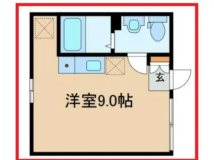 スカイツリーヒルズマリコ(ワンルーム/2階)の間取り写真