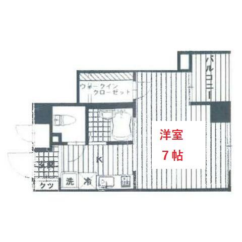 ピソ・エスペランサ(1K/2階)の間取り写真