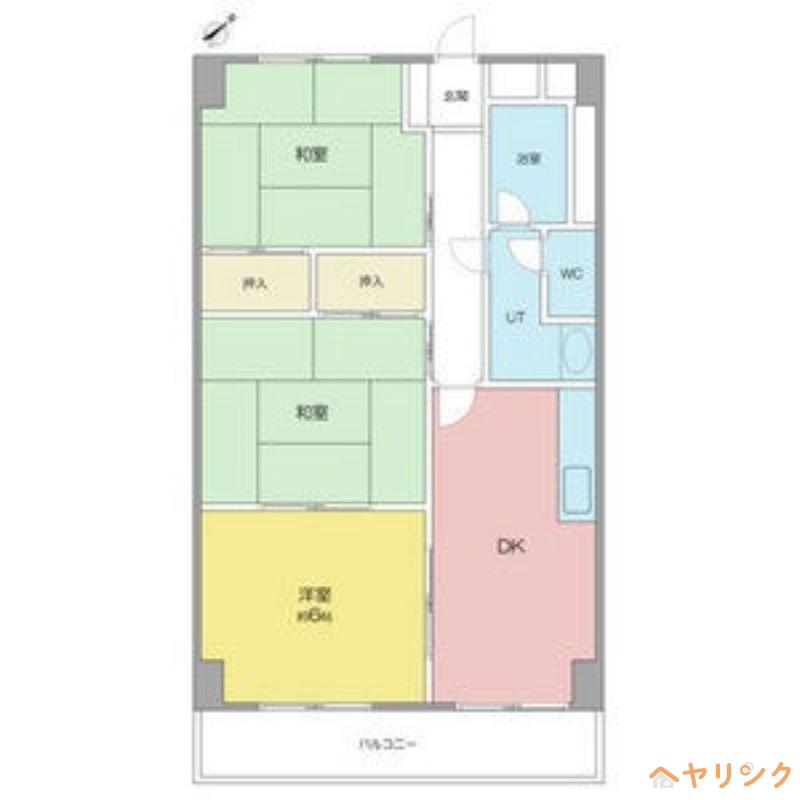 OMレジデンス尾張旭(3DK/3階)の間取り写真