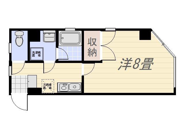 エミネンス弐番館(1K/3階)の間取り写真