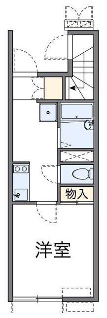レオネクストSUN西河原(1K/1階)の間取り写真