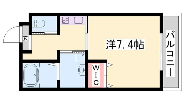 アンドローズ(1K/3階)の間取り写真