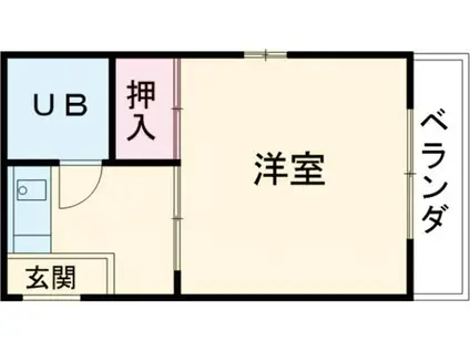 コート紙町VII(1K/3階)の間取り写真