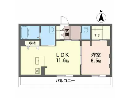 アマンダ マーラー301(2LDK/3階)の間取り写真