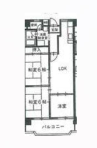 メゾン今在家(3LDK/2階)の間取り写真