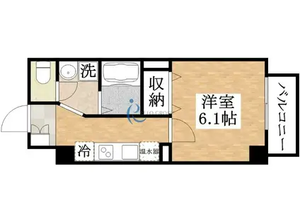 みおつくし杭全(1K/5階)の間取り写真