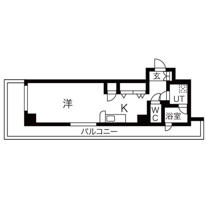 スペリオルクラブ(ワンルーム/6階)の間取り写真