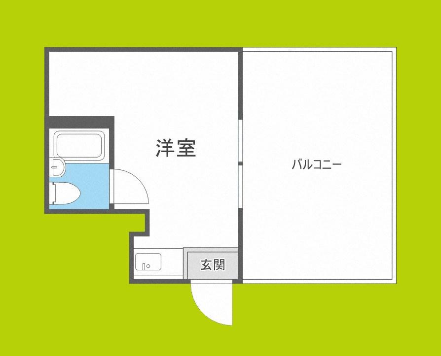 ベストレジデンスあびこ(ワンルーム/5階)の間取り写真