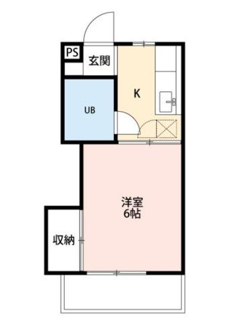 リベルタ七隈(1K/3階)の間取り写真