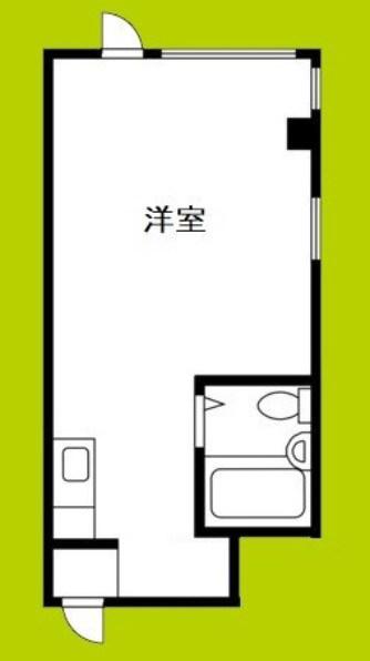 デイルーチェ上町イースト(ワンルーム/5階)の間取り写真