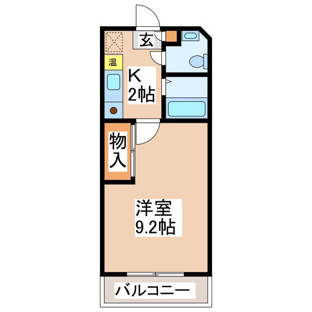 元町ビルディング(1K/3階)の間取り写真