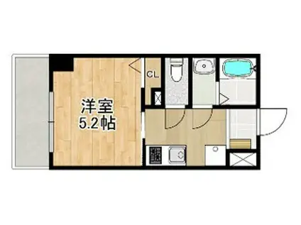 MODERN PALAZZO諫早駅前(1K/10階)の間取り写真