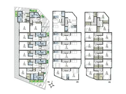 初期費用29万円以下THESIESTA唐木田TERRAVENE(3LDK/1階)の間取り写真