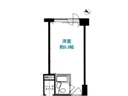 番町ハイム(ワンルーム/6階)の間取り写真