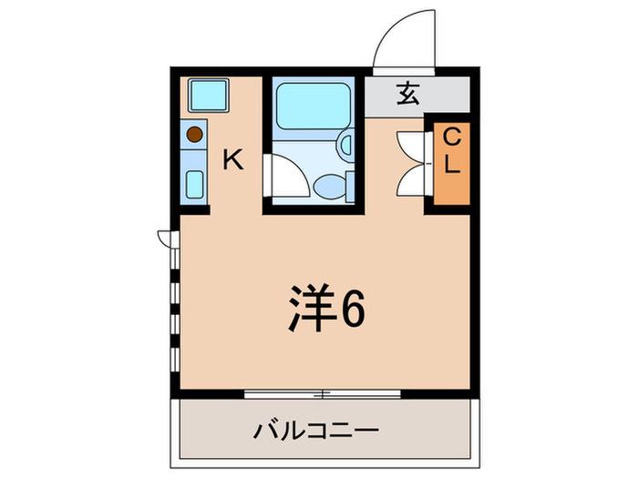 カサベラ岡本(1K/7階)の間取り写真