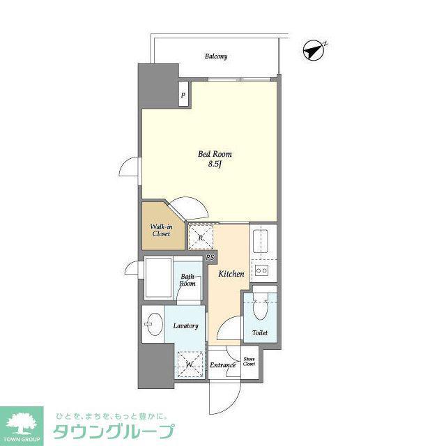 ラティエラ板橋(1K/5階)の間取り写真