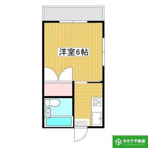 コーポアイ5(1K/3階)の間取り写真