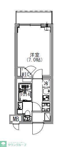 S-RESIDENCE北戸田(1LDK/2階)の間取り写真