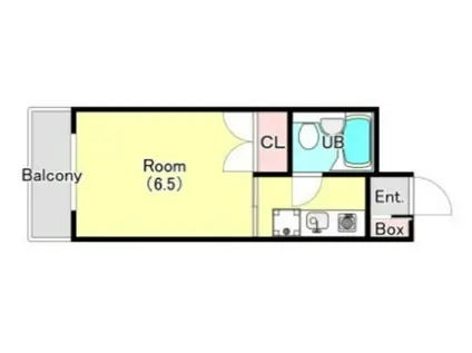 ハイツユウビ(1K/1階)の間取り写真