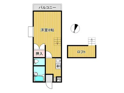 ロフティ葉山(1SK/1階)の間取り写真