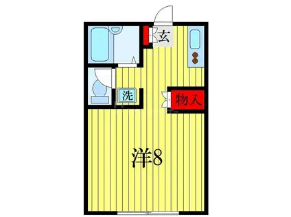 ネオ・リビエールI(1K/1階)の間取り写真