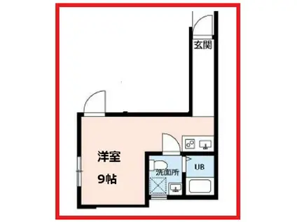 リジェール(ワンルーム/3階)の間取り写真