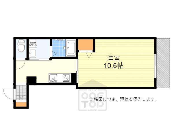 SHA MAISON LAPIS(1K/2階)の間取り写真
