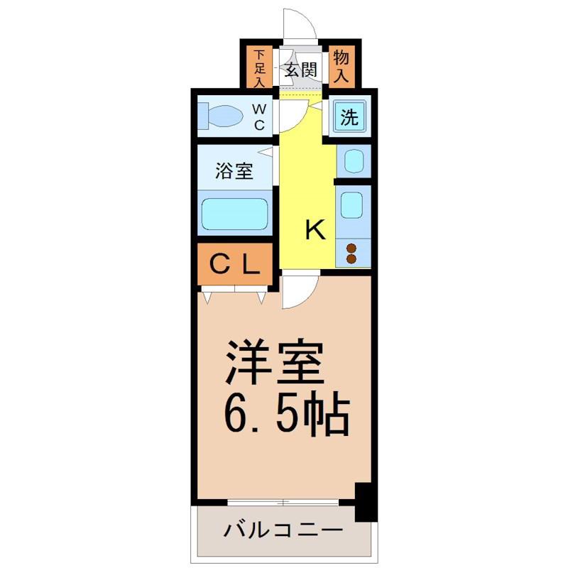 プレサンス新栄デコール(1K/10階)の間取り写真