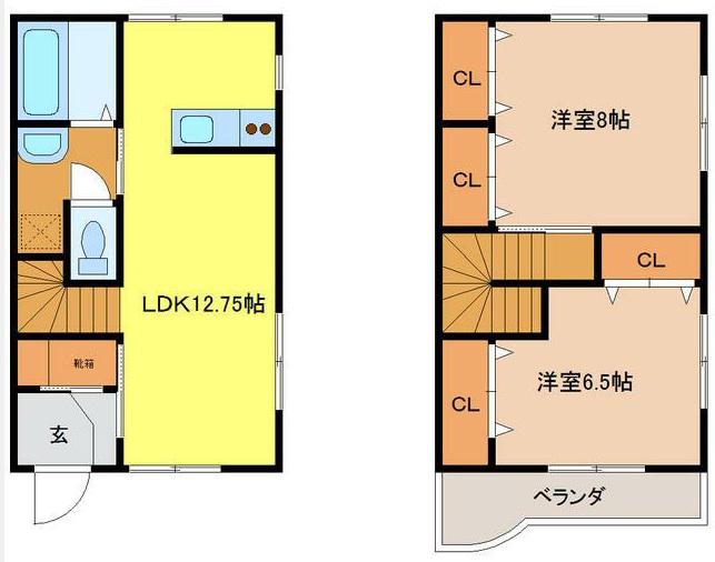 DU.ORGEL.ST26 (2LDK/1階)の間取り写真