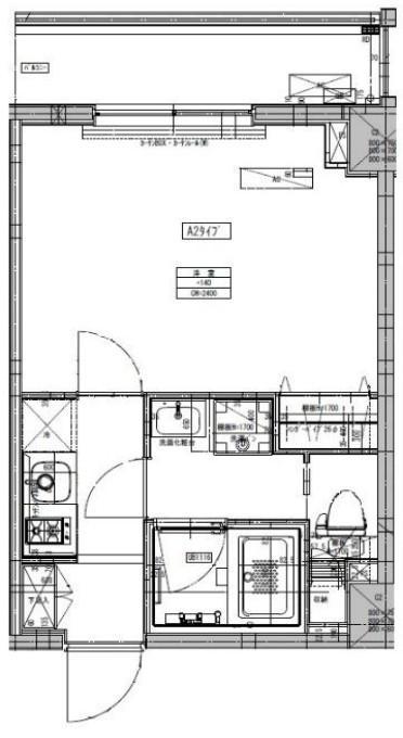 B CITY APARTMENT TOKYO NERIMA(1K/4階)の間取り写真