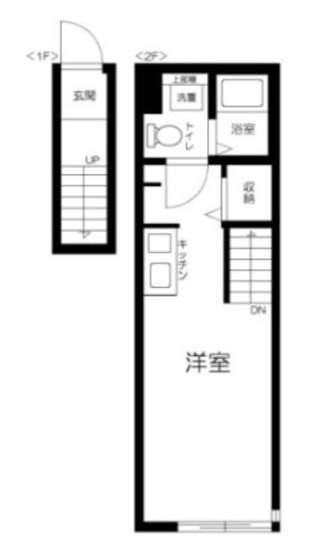 ブライズ上池台(1K/3階)の間取り写真