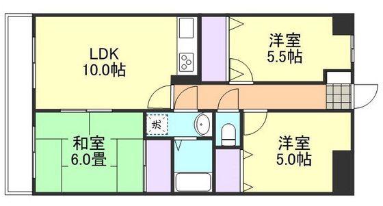 WILLIAM3(3LDK/1階)の間取り写真