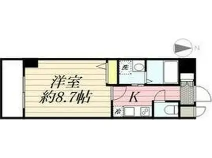 HF丸の内レジデンス(1K/10階)の間取り写真