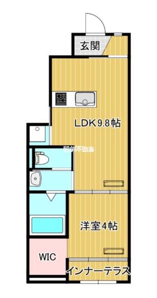 ANNA(1LDK/1階)の間取り写真