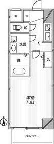 アーデンタワー西本町(1K/15階)の間取り写真