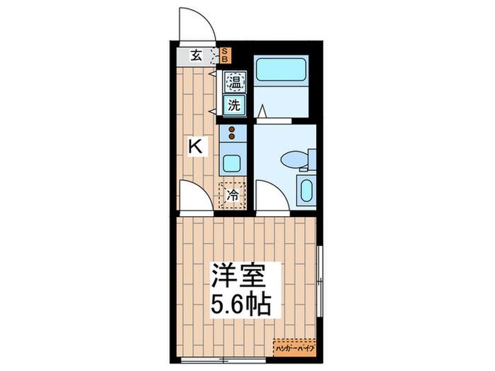 HMJ42714(1K/3階)の間取り写真