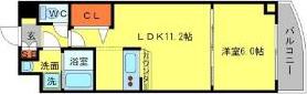第5アローズ新大阪(1LDK/5階)の間取り写真