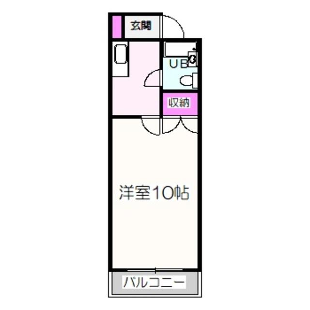 プレアール堺東III(1K/3階)の間取り写真
