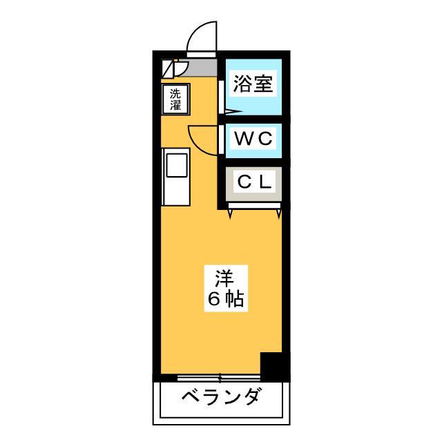 パストラーレ梶ヶ谷(ワンルーム/3階)の間取り写真